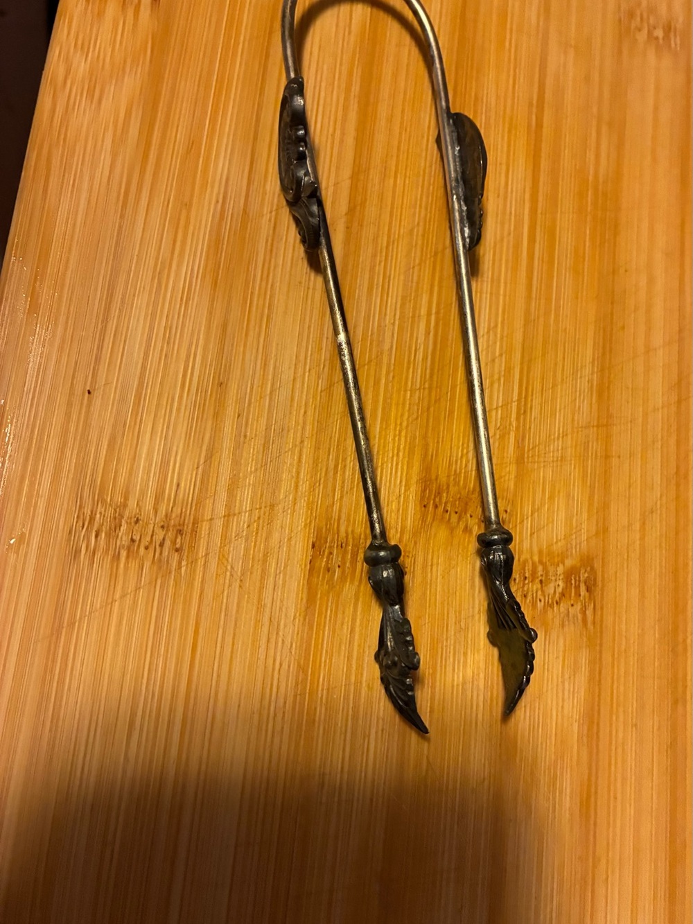 Ornate silver and other Metal sugar cube tongs– Decorative tea accessories